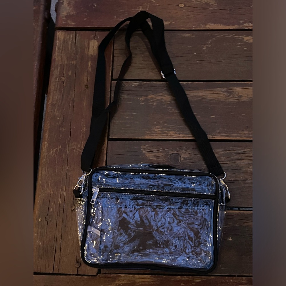 Clear plastic purse